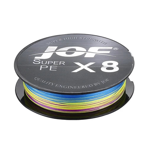 JOF Pesca Carp Fly Fishing line peche PE Braided Multifilamento Wire 8 Strands Accessories 150M 300M 500M 20-100LB Cord New Line
