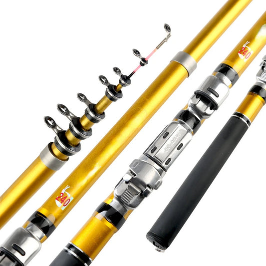FRP Rock  Rod Small Soft Tail Telescopic Short Joint Mini Long-range Fish  Canne a Peche Rocky Pole Vara De Pesca